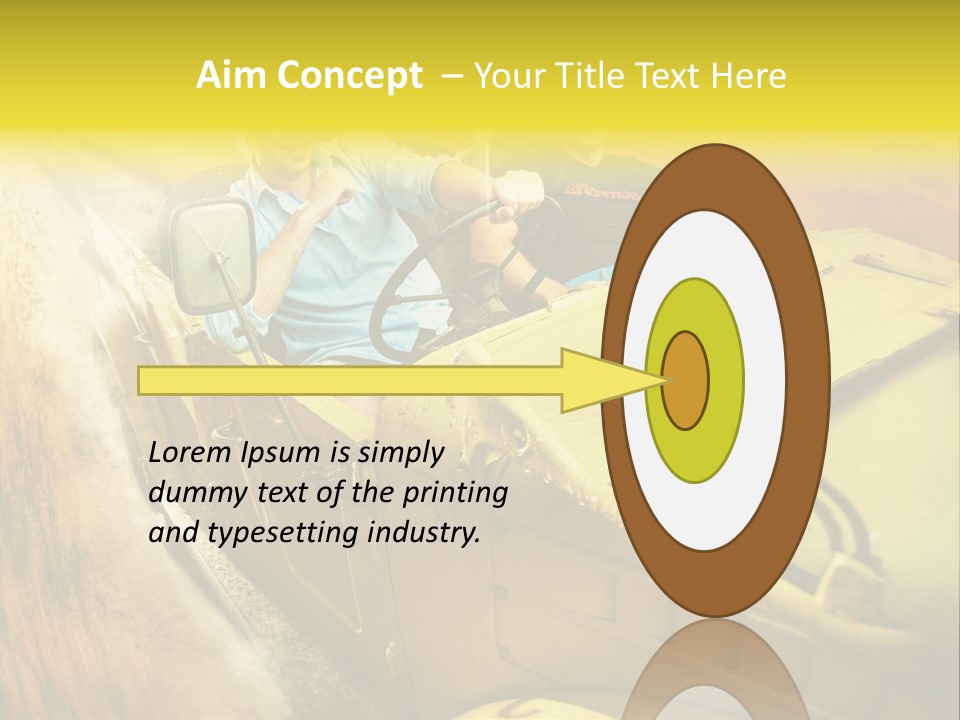 Convertible Old Man PowerPoint Template