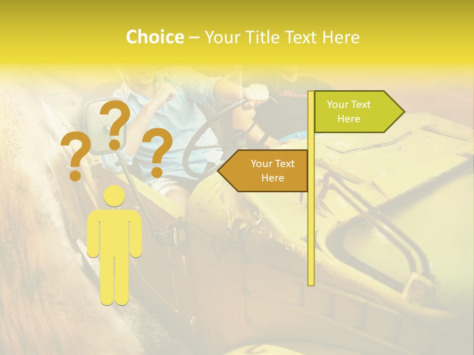 Convertible Old Man PowerPoint Template