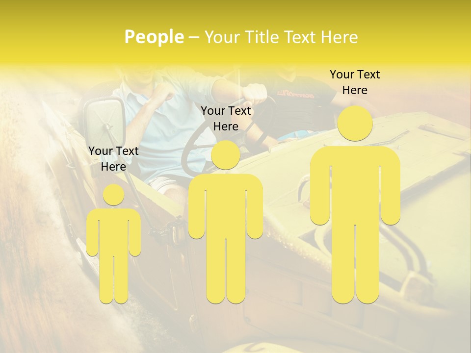 Convertible Old Man PowerPoint Template