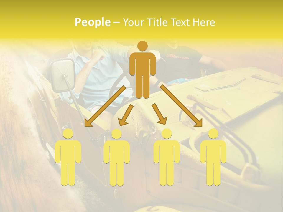 Convertible Old Man PowerPoint Template