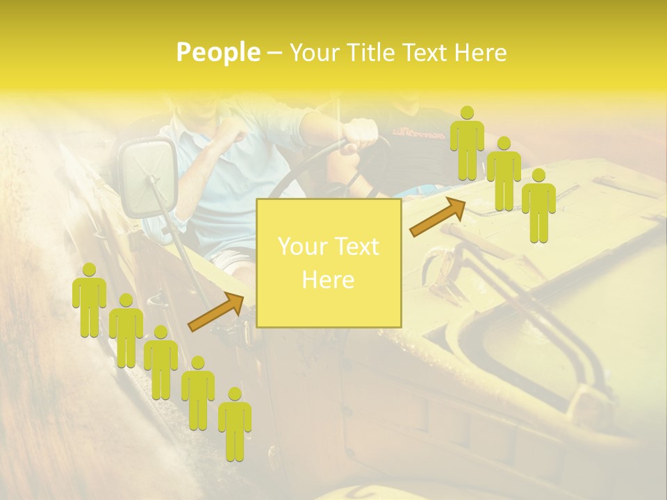 Convertible Old Man PowerPoint Template