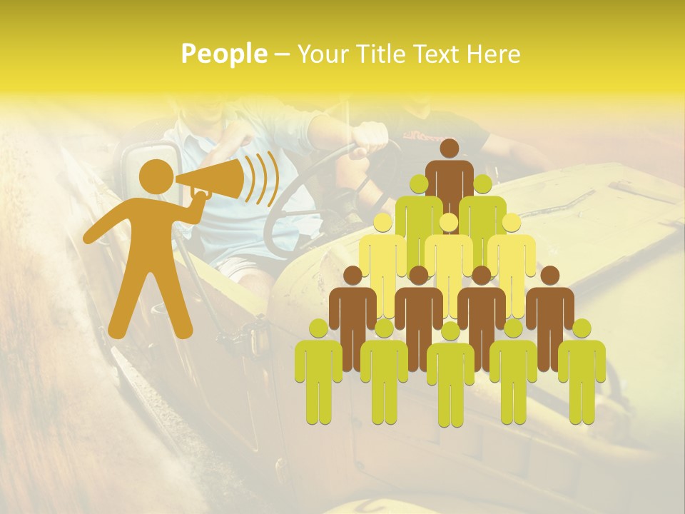 Convertible Old Man PowerPoint Template