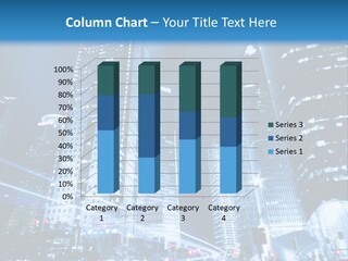 Motion Cityscape Road PowerPoint Template