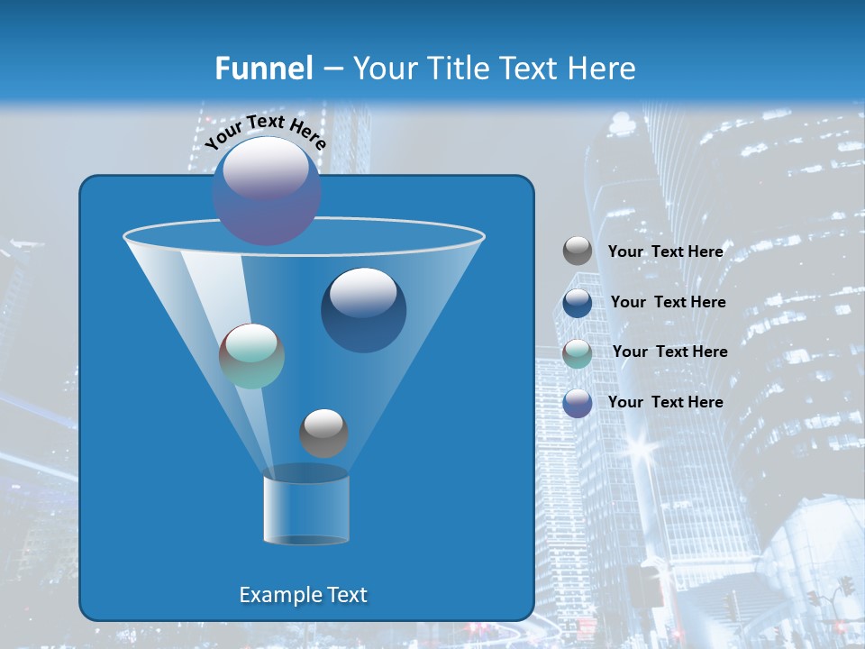 Motion Cityscape Road PowerPoint Template
