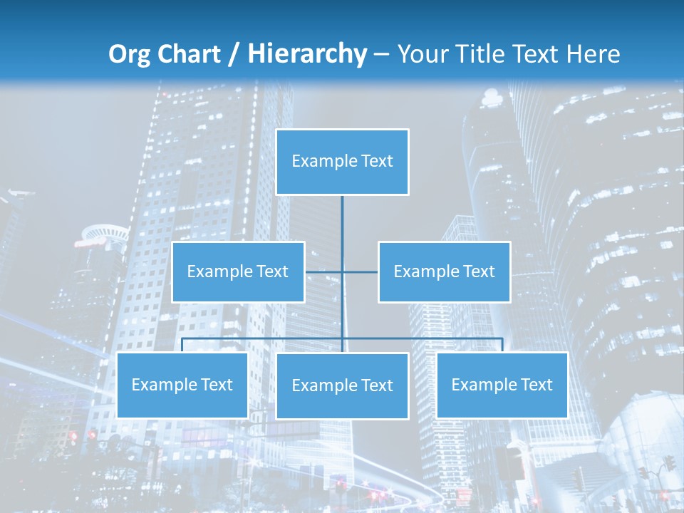 Motion Cityscape Road PowerPoint Template