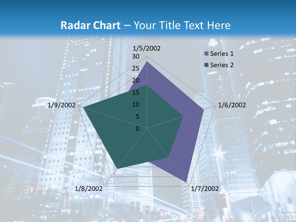 Motion Cityscape Road PowerPoint Template