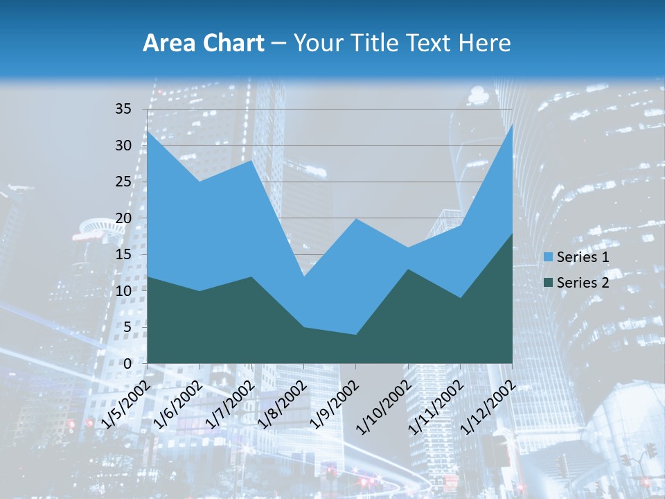 Motion Cityscape Road PowerPoint Template