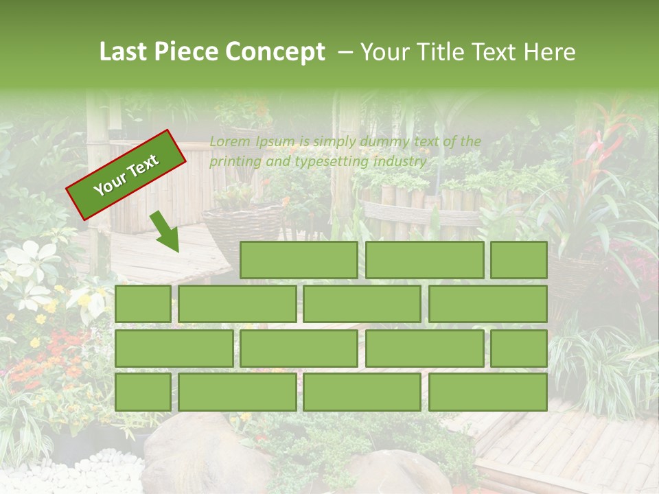 Exterior Tropical Nobody PowerPoint Template