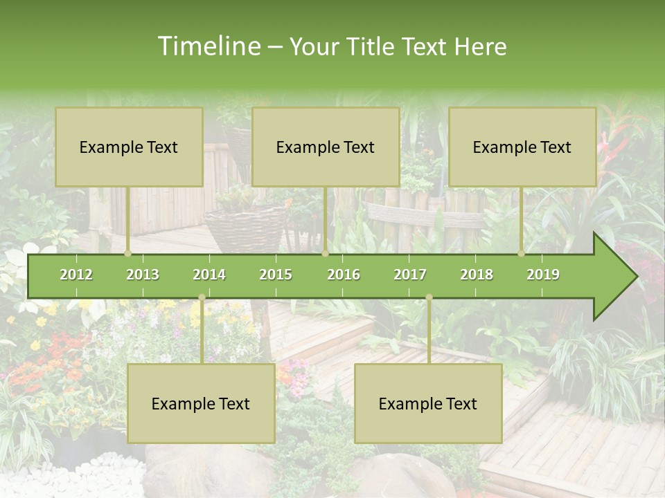 Exterior Tropical Nobody PowerPoint Template