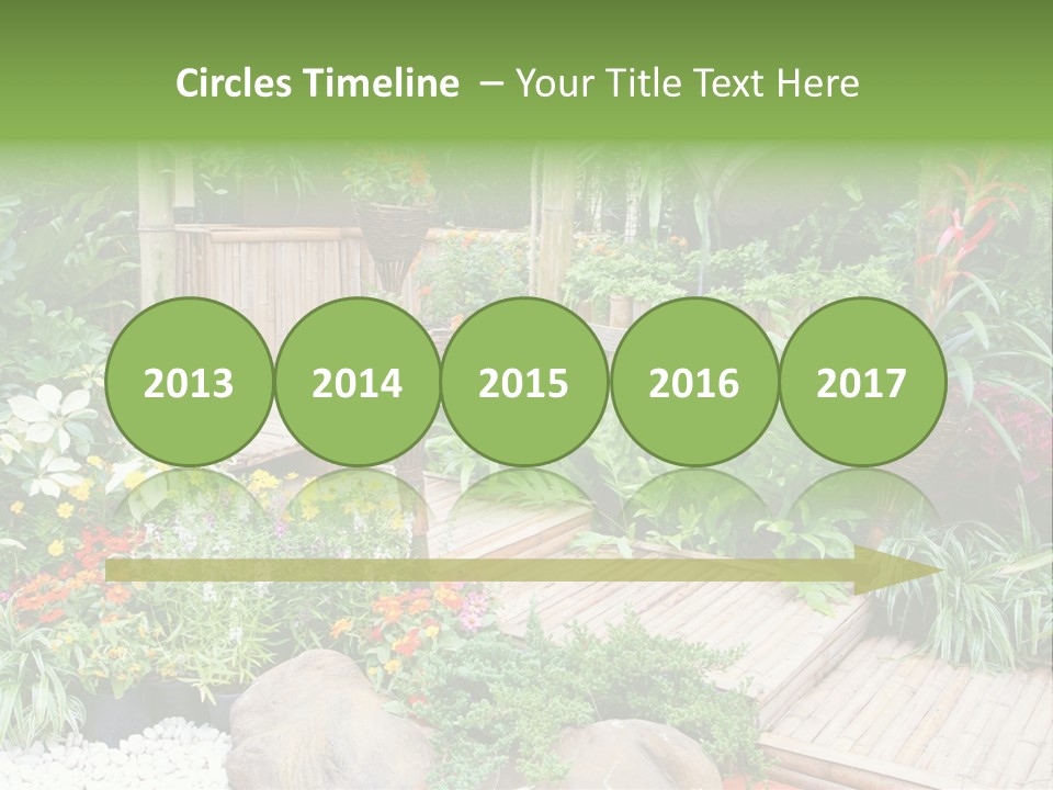 Exterior Tropical Nobody PowerPoint Template