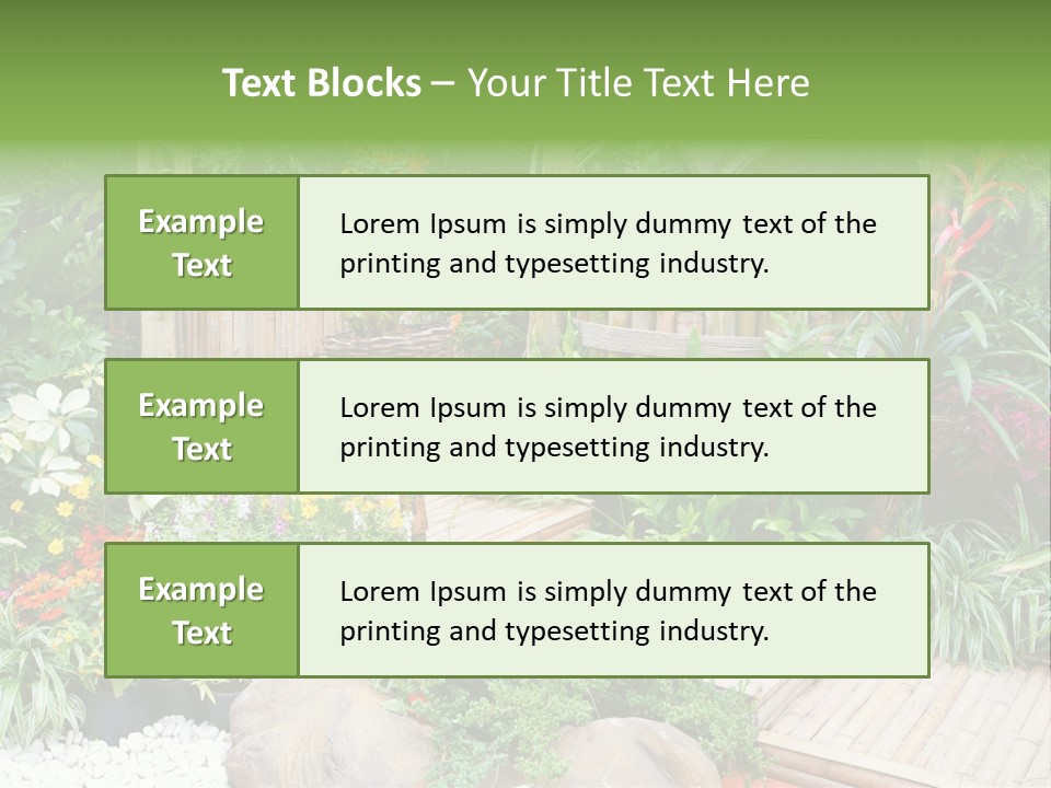 Exterior Tropical Nobody PowerPoint Template