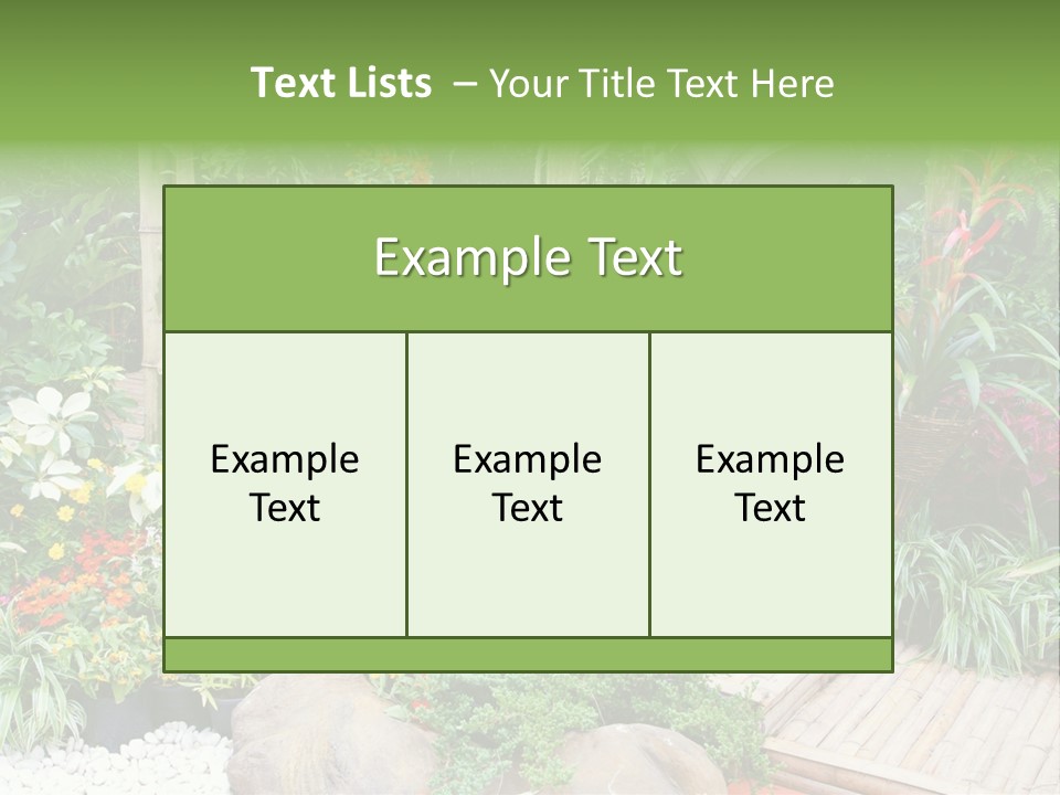 Exterior Tropical Nobody PowerPoint Template