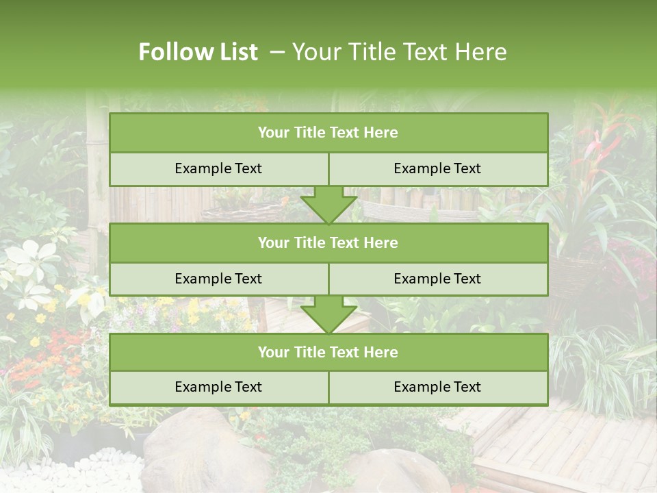 Exterior Tropical Nobody PowerPoint Template
