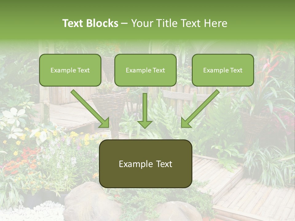Exterior Tropical Nobody PowerPoint Template