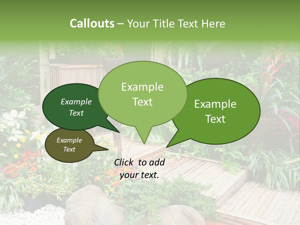 Exterior Tropical Nobody PowerPoint Template