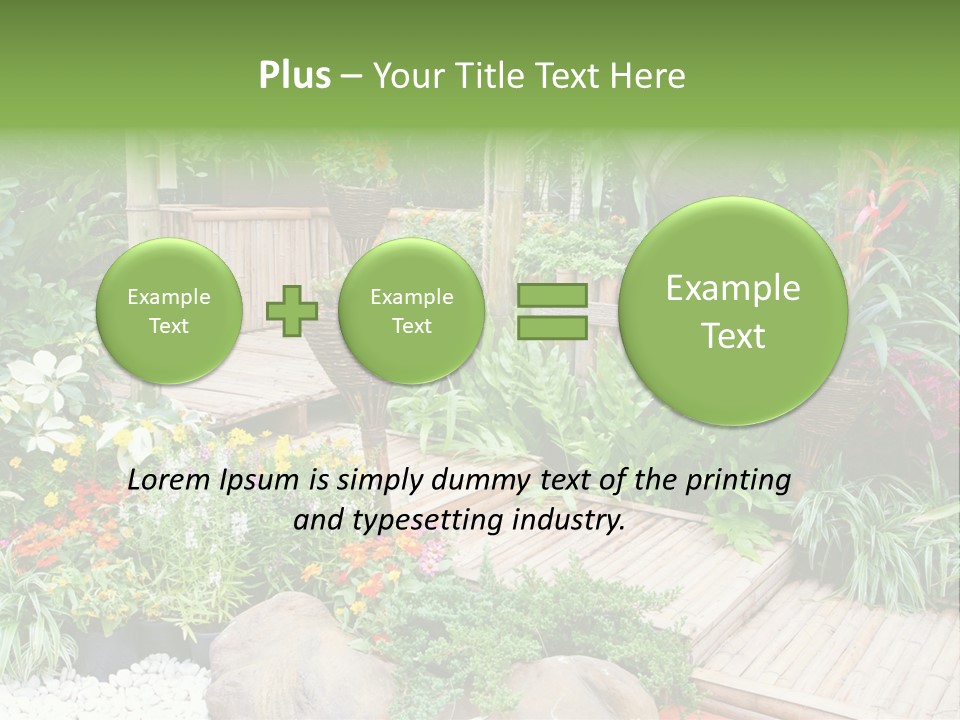 Exterior Tropical Nobody PowerPoint Template