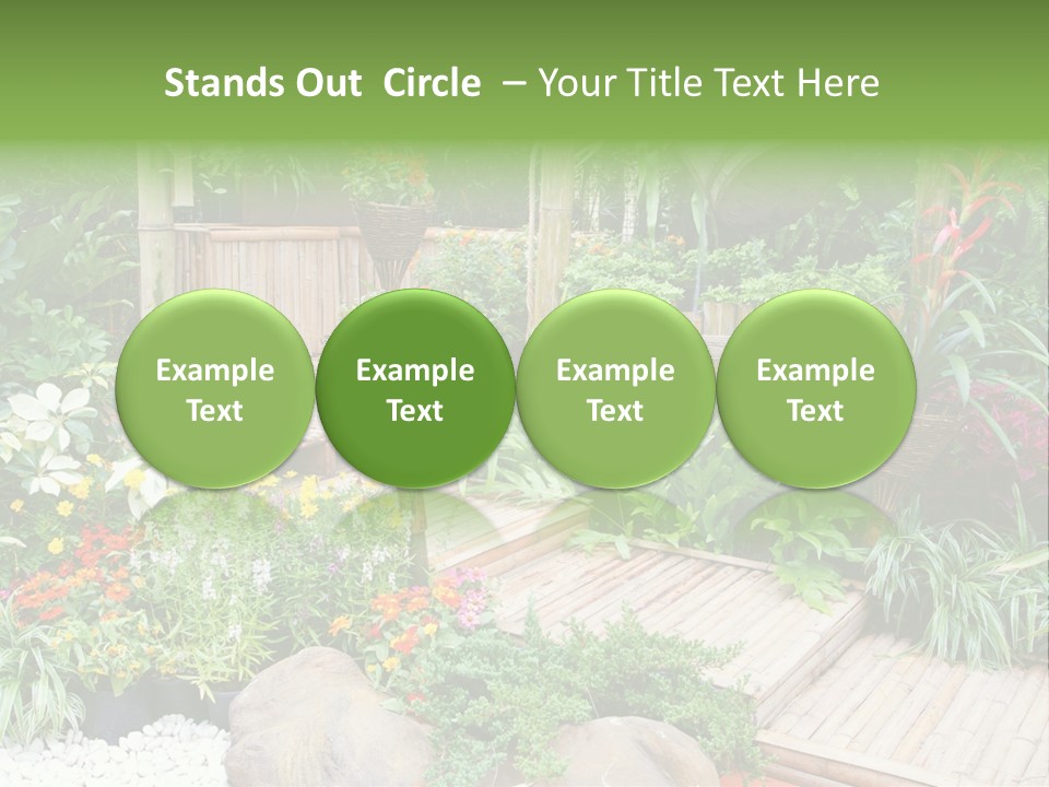 Exterior Tropical Nobody PowerPoint Template