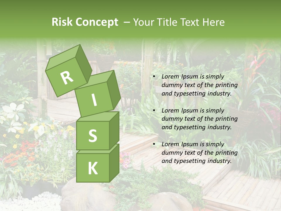 Exterior Tropical Nobody PowerPoint Template