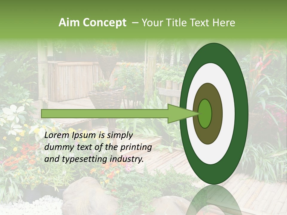 Exterior Tropical Nobody PowerPoint Template