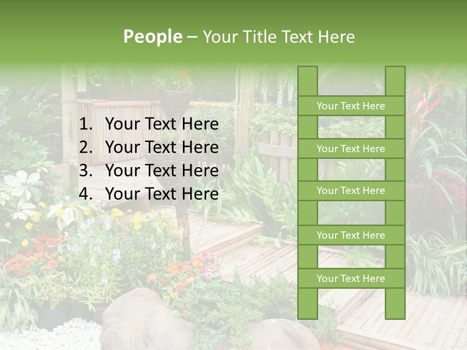 Exterior Tropical Nobody PowerPoint Template