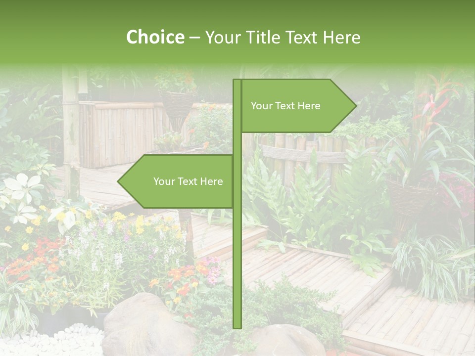 Exterior Tropical Nobody PowerPoint Template