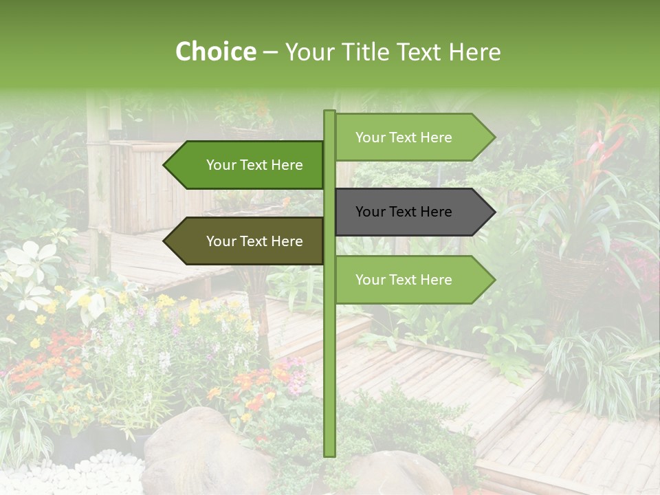 Exterior Tropical Nobody PowerPoint Template