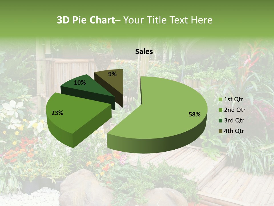 Exterior Tropical Nobody PowerPoint Template