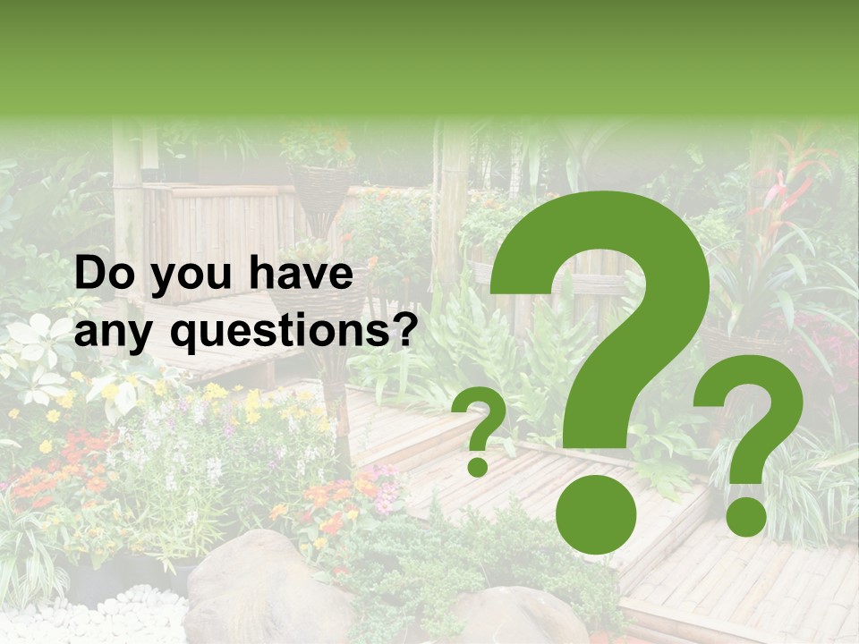 Exterior Tropical Nobody PowerPoint Template