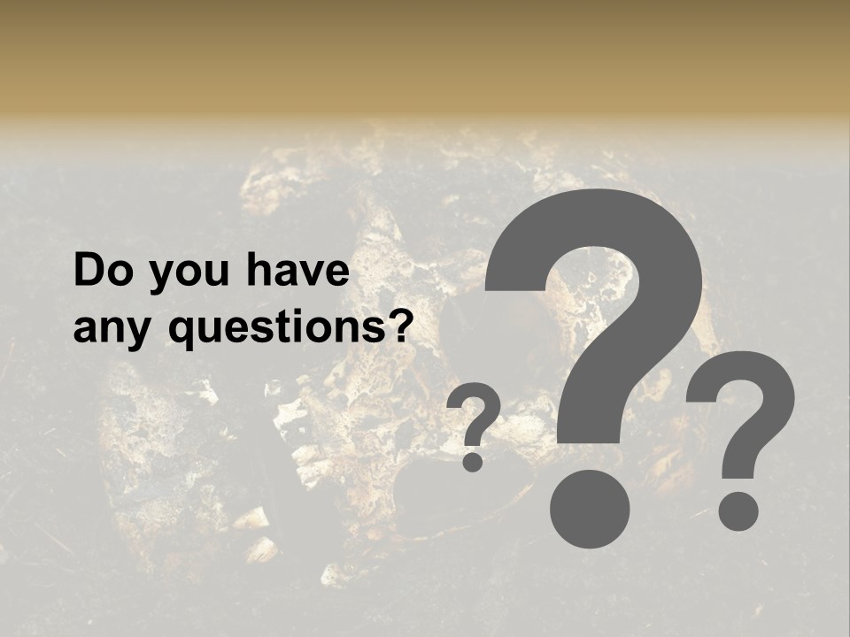 Skeleton Old Soil PowerPoint Template