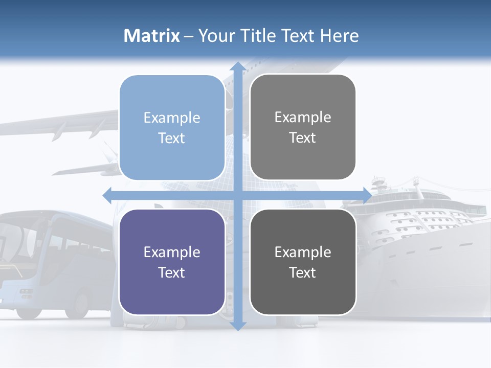 Business Suitcase World Tour PowerPoint Template