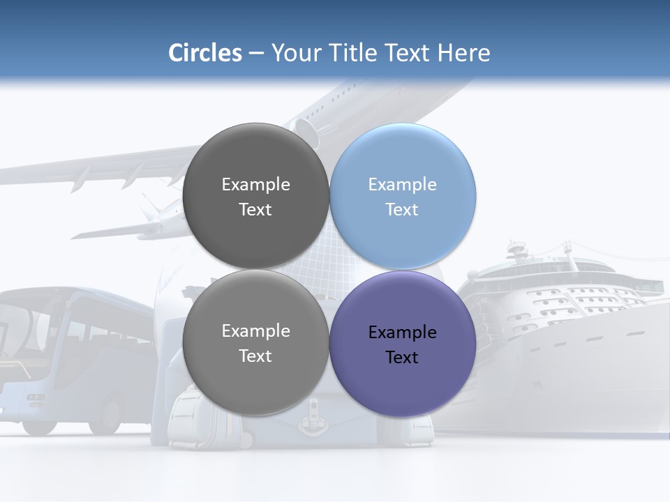 Business Suitcase World Tour PowerPoint Template