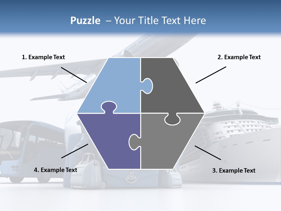 Business Suitcase World Tour PowerPoint Template