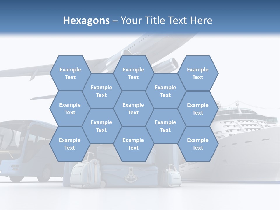 Business Suitcase World Tour PowerPoint Template