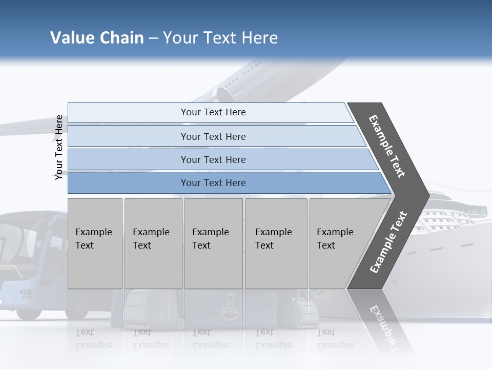 Business Suitcase World Tour PowerPoint Template
