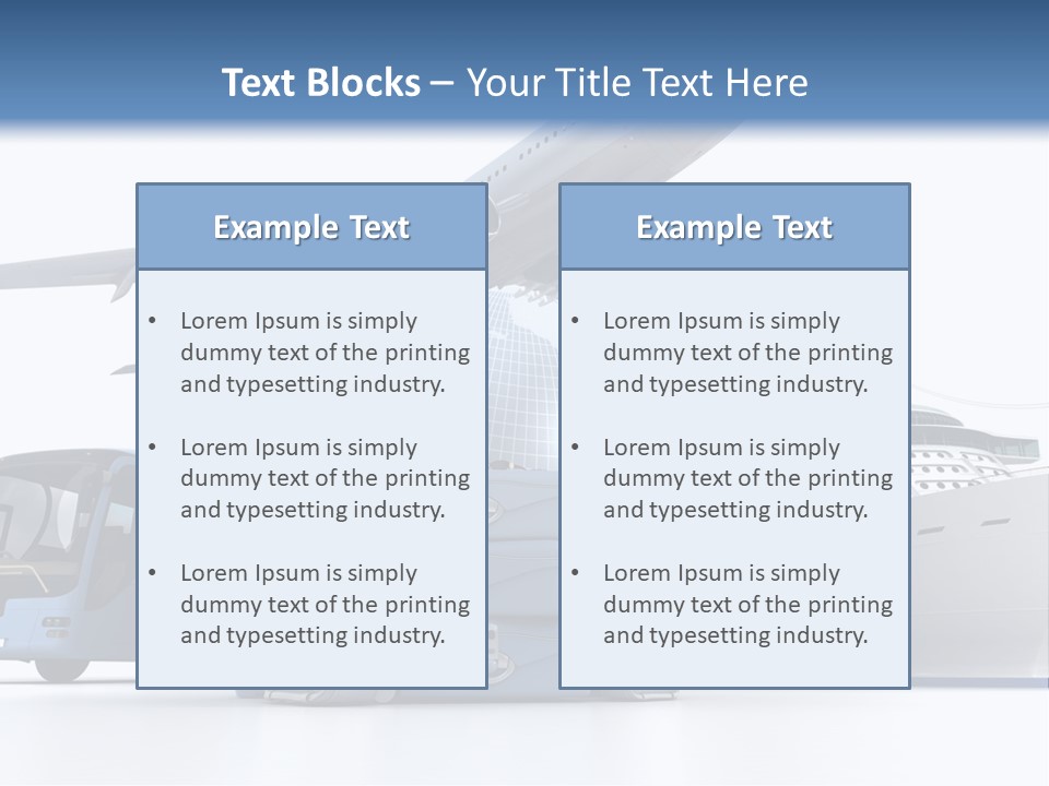 Business Suitcase World Tour PowerPoint Template