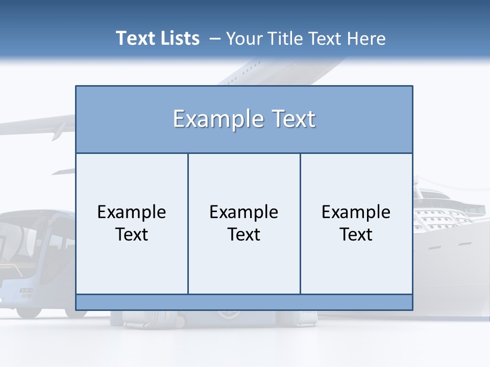 Business Suitcase World Tour PowerPoint Template