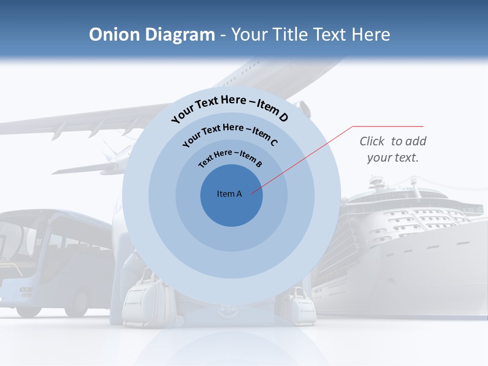 Business Suitcase World Tour PowerPoint Template