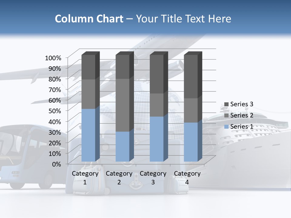 Business Suitcase World Tour PowerPoint Template