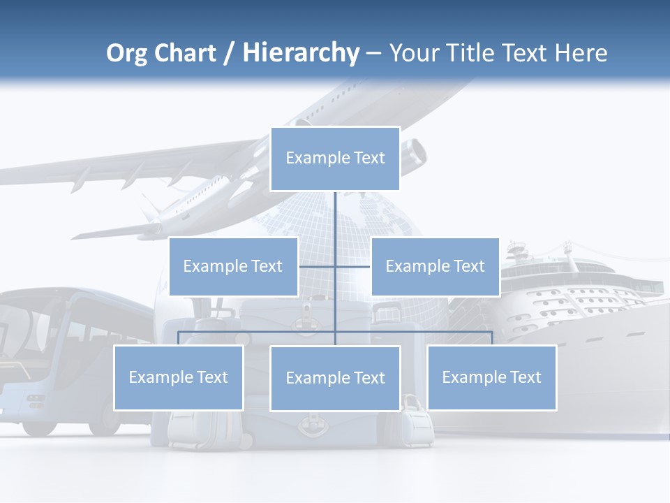 Business Suitcase World Tour PowerPoint Template
