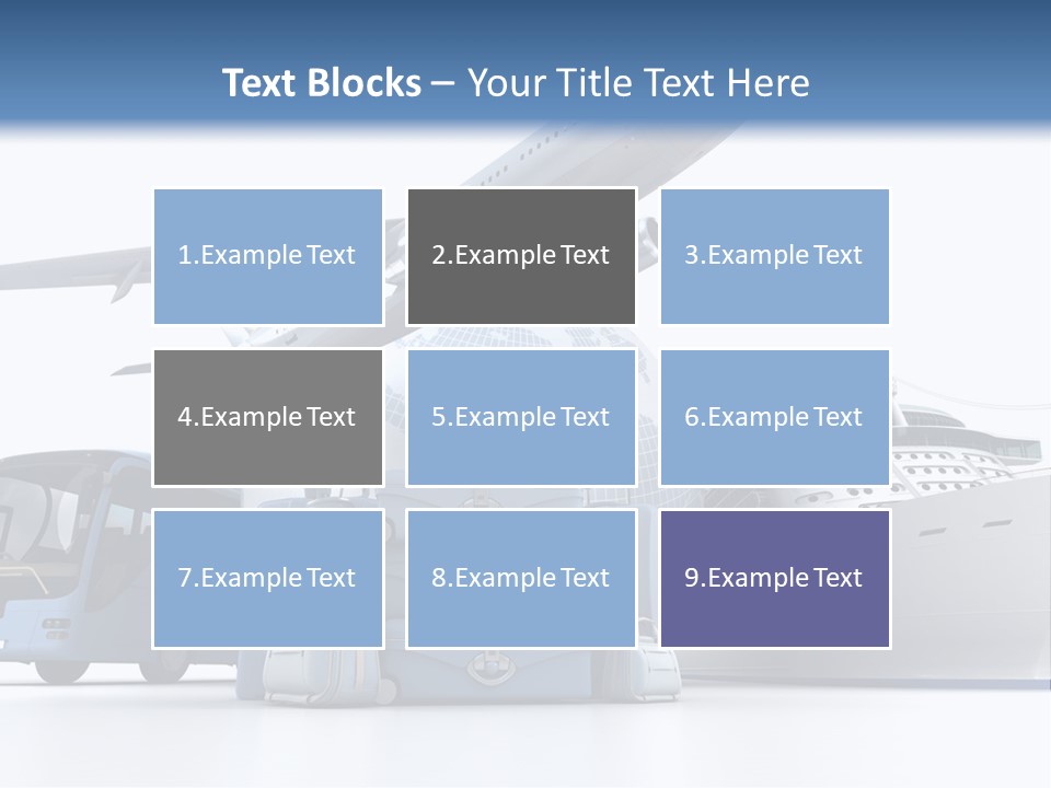 Business Suitcase World Tour PowerPoint Template