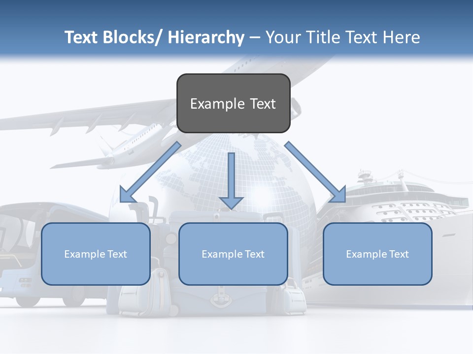 Business Suitcase World Tour PowerPoint Template