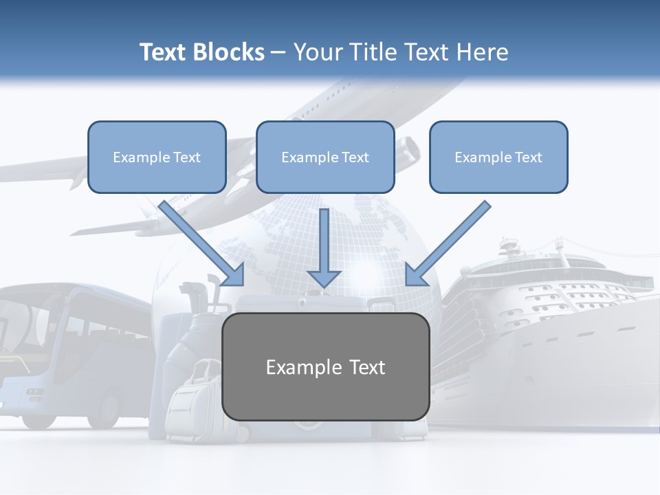 Business Suitcase World Tour PowerPoint Template