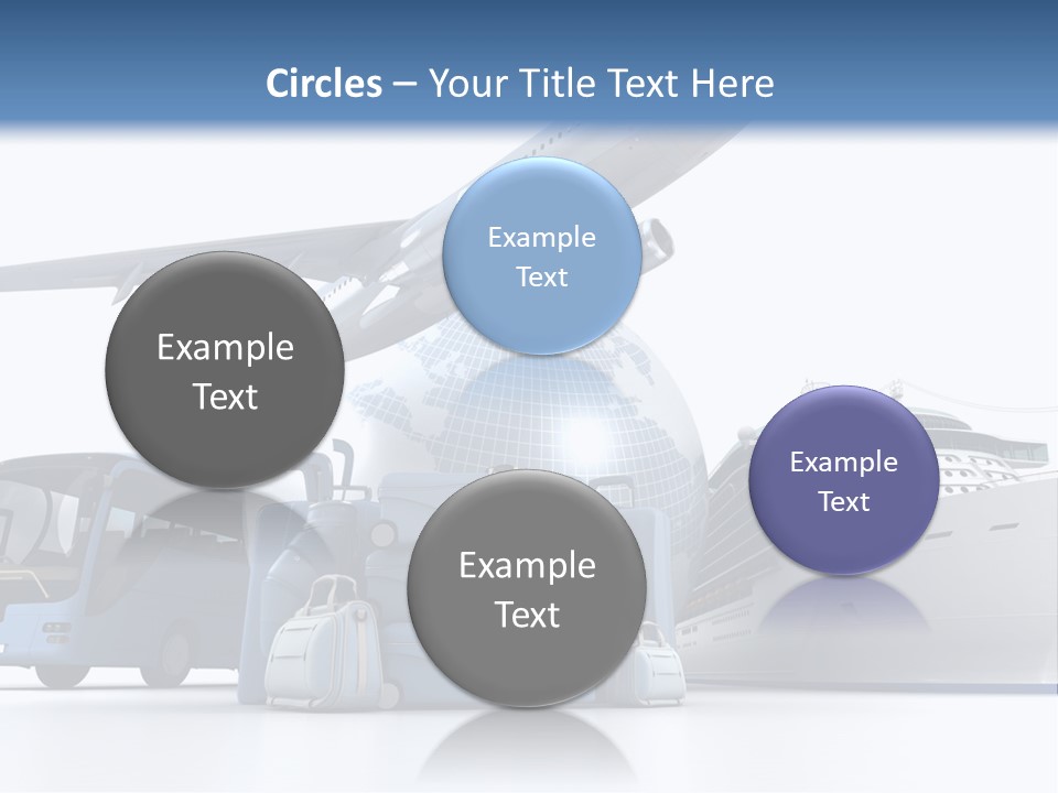 Business Suitcase World Tour PowerPoint Template