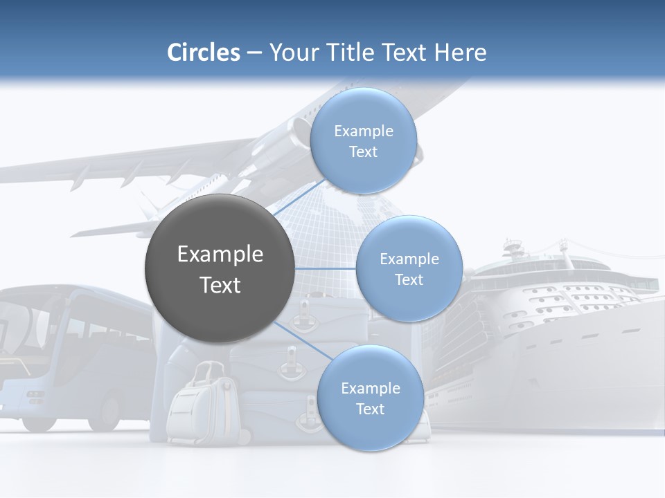 Business Suitcase World Tour PowerPoint Template