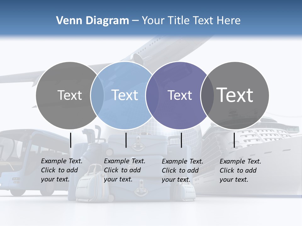 Business Suitcase World Tour PowerPoint Template