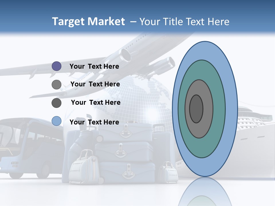 Business Suitcase World Tour PowerPoint Template