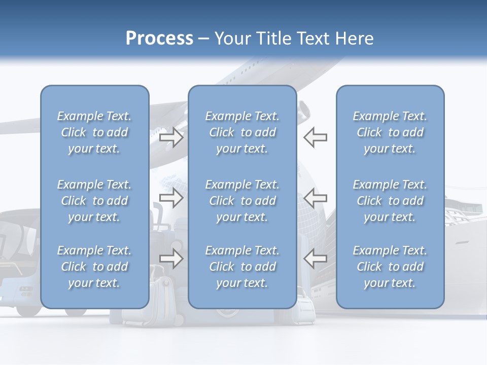 Business Suitcase World Tour PowerPoint Template