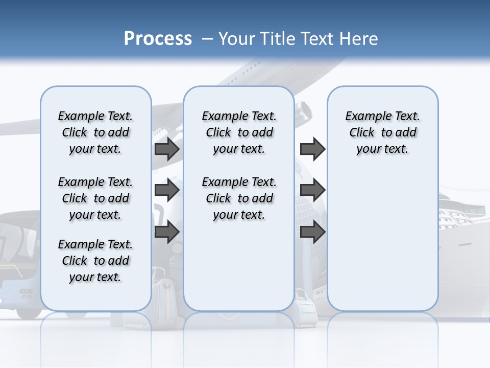 Business Suitcase World Tour PowerPoint Template