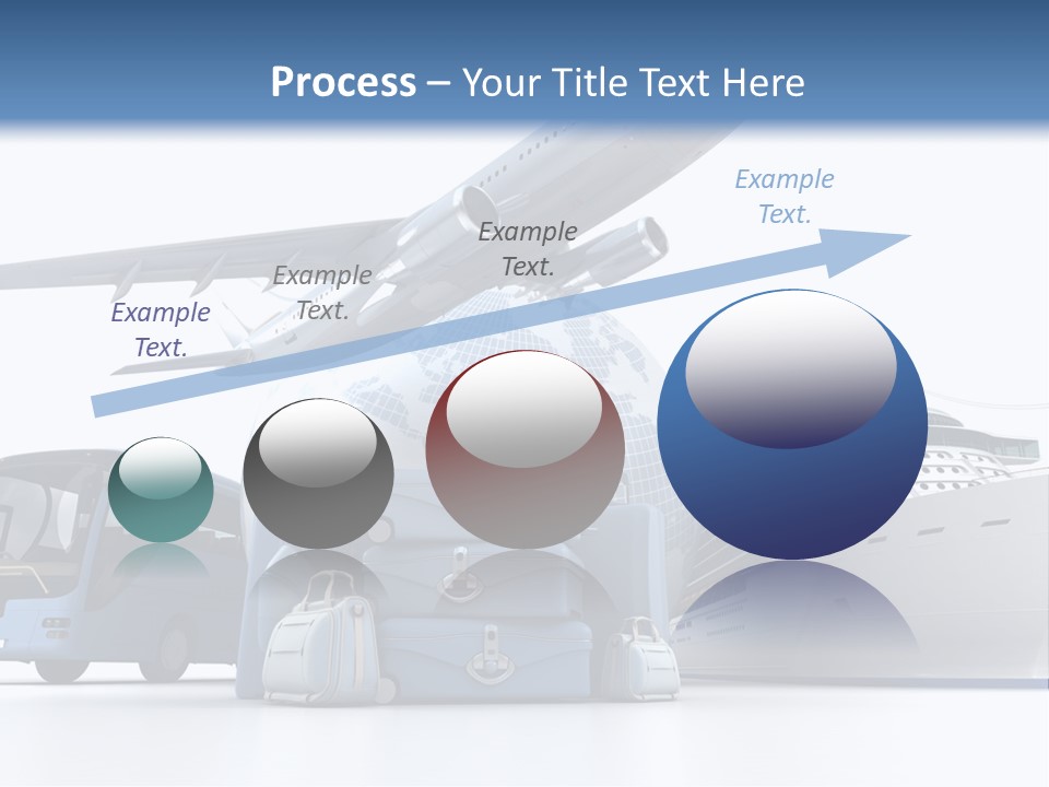 Business Suitcase World Tour PowerPoint Template