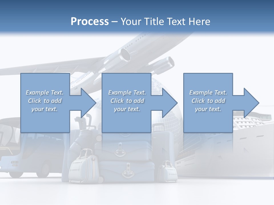 Business Suitcase World Tour PowerPoint Template